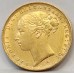 AUSTRALIA 1884 . ONE 1 SOVEREIGN . MELBOURNE . GOLD